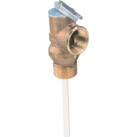 Temperature And Pressure Relief Valve, 3/4 In., Lead Free